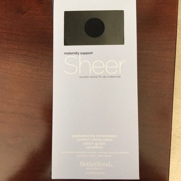 Maternity support sheer panty hose - Picture 1 of 2